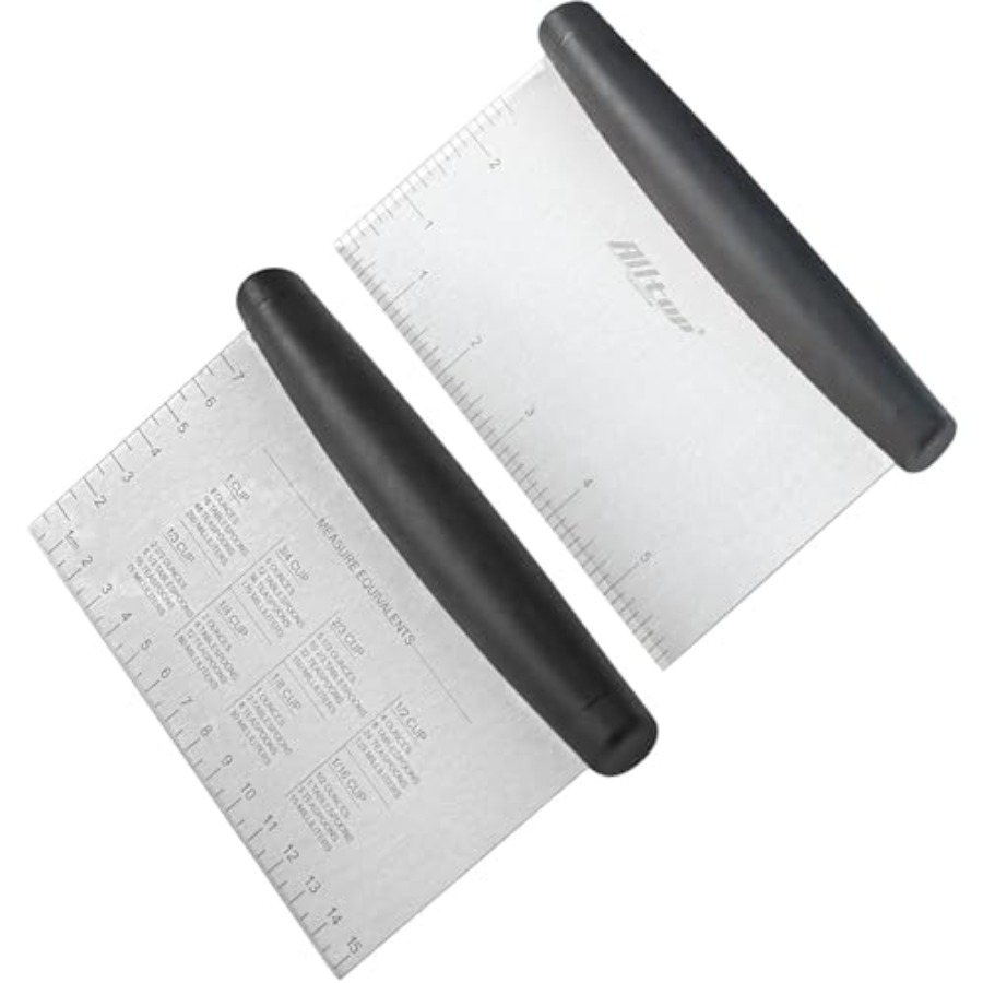 Meal Prep Pasta - Bench Scraper Chopper - Baking EssentialsStainless
