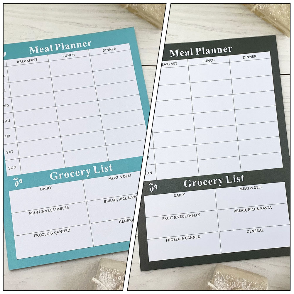 Meal Prep Weekly - 2Pcs Weekly Meal Planner Notebook Diet