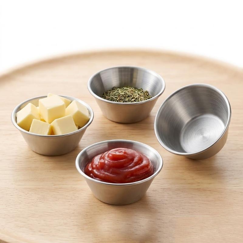 Sauce Dipping Cup - New 1pc 65ML Small Round Cake