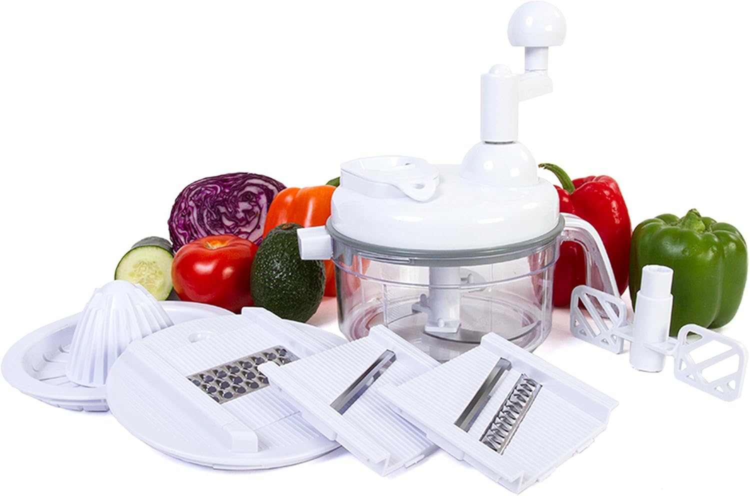 Meal Prep Manual - 7-in-1 Manual Food Processor - As
