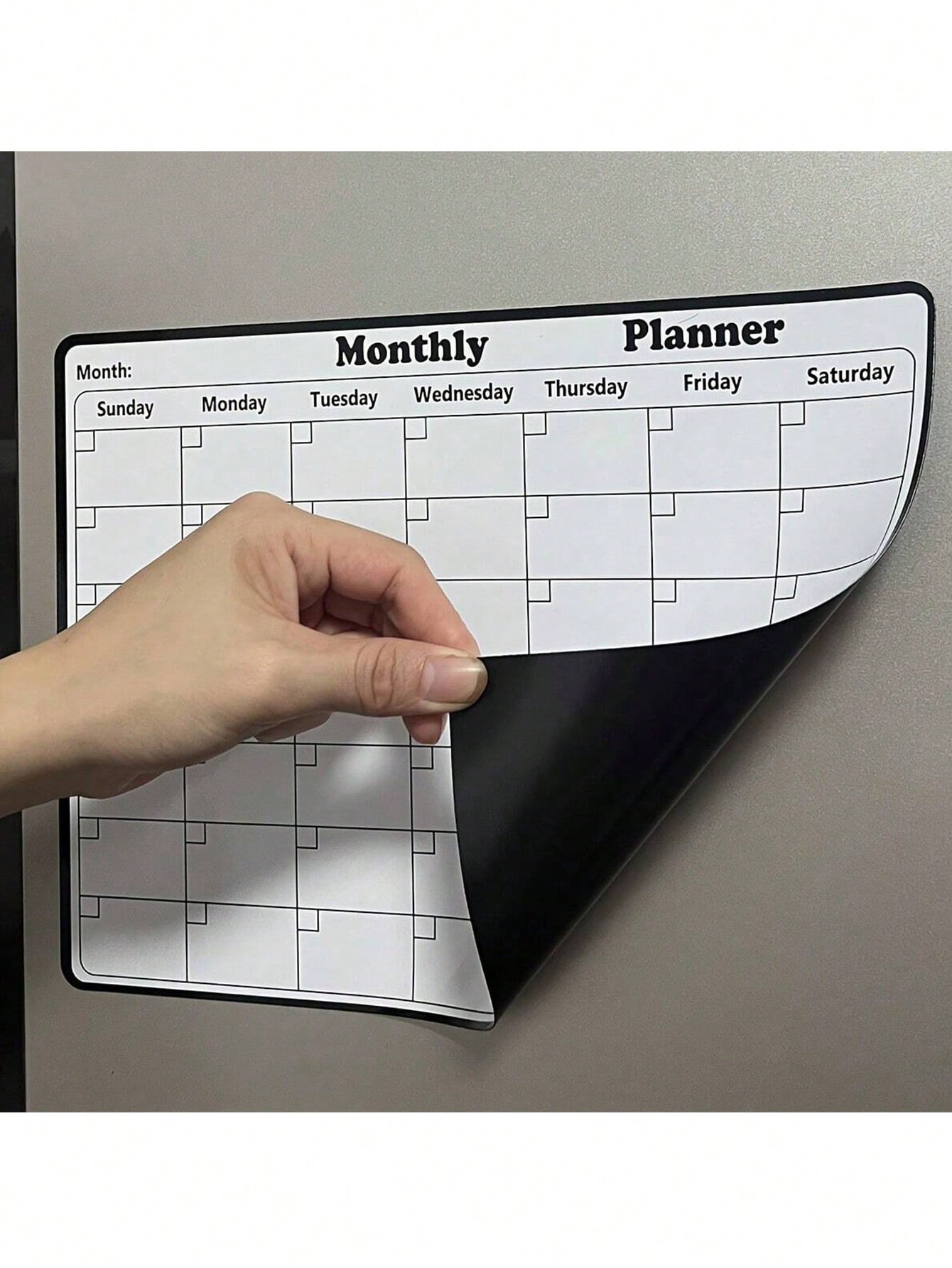 Meal Prep Weekly - 1pc dry erase magnetic refrigerator calendar,