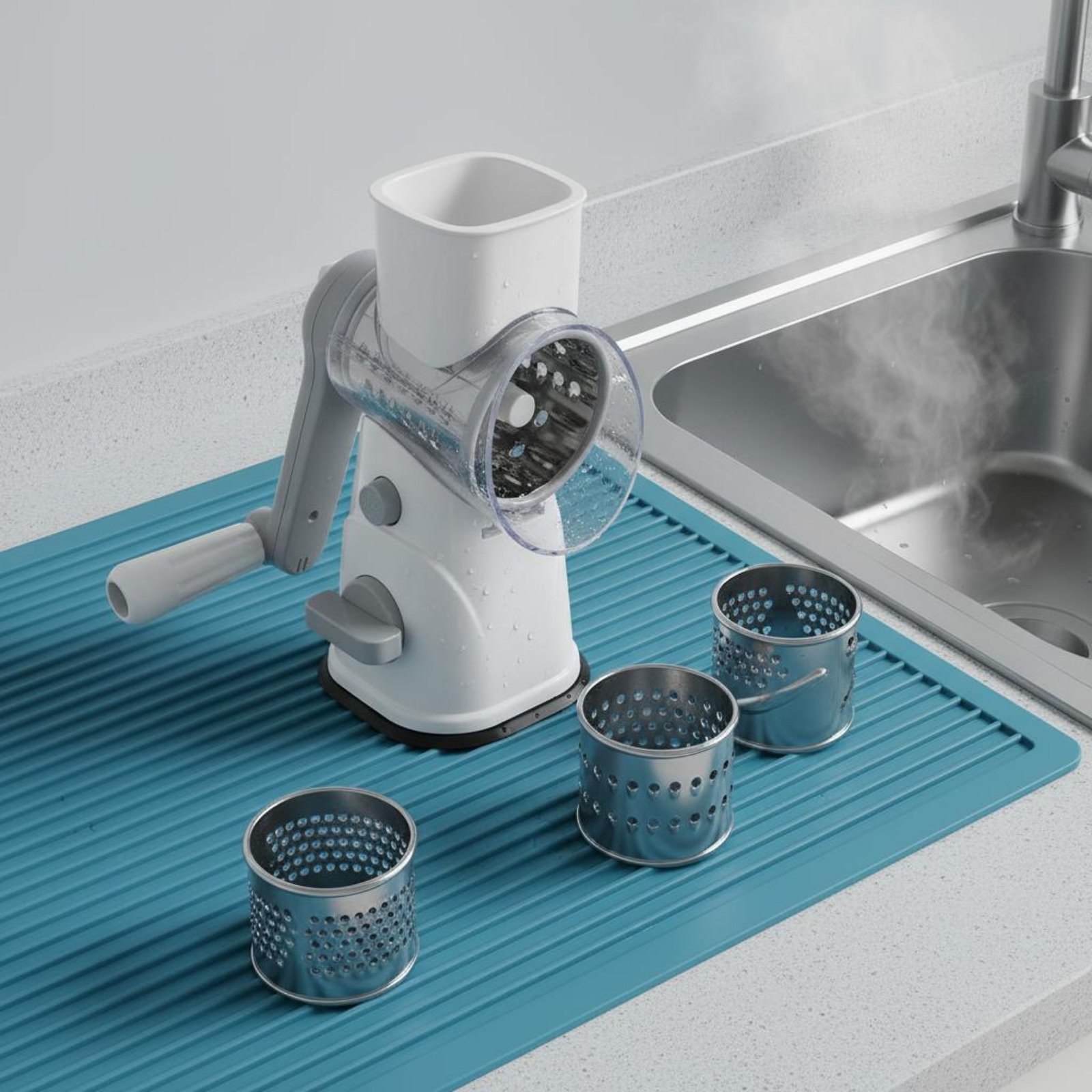 Meal Prep Manual - 3 in 1 Drum Cutter Interchangeable