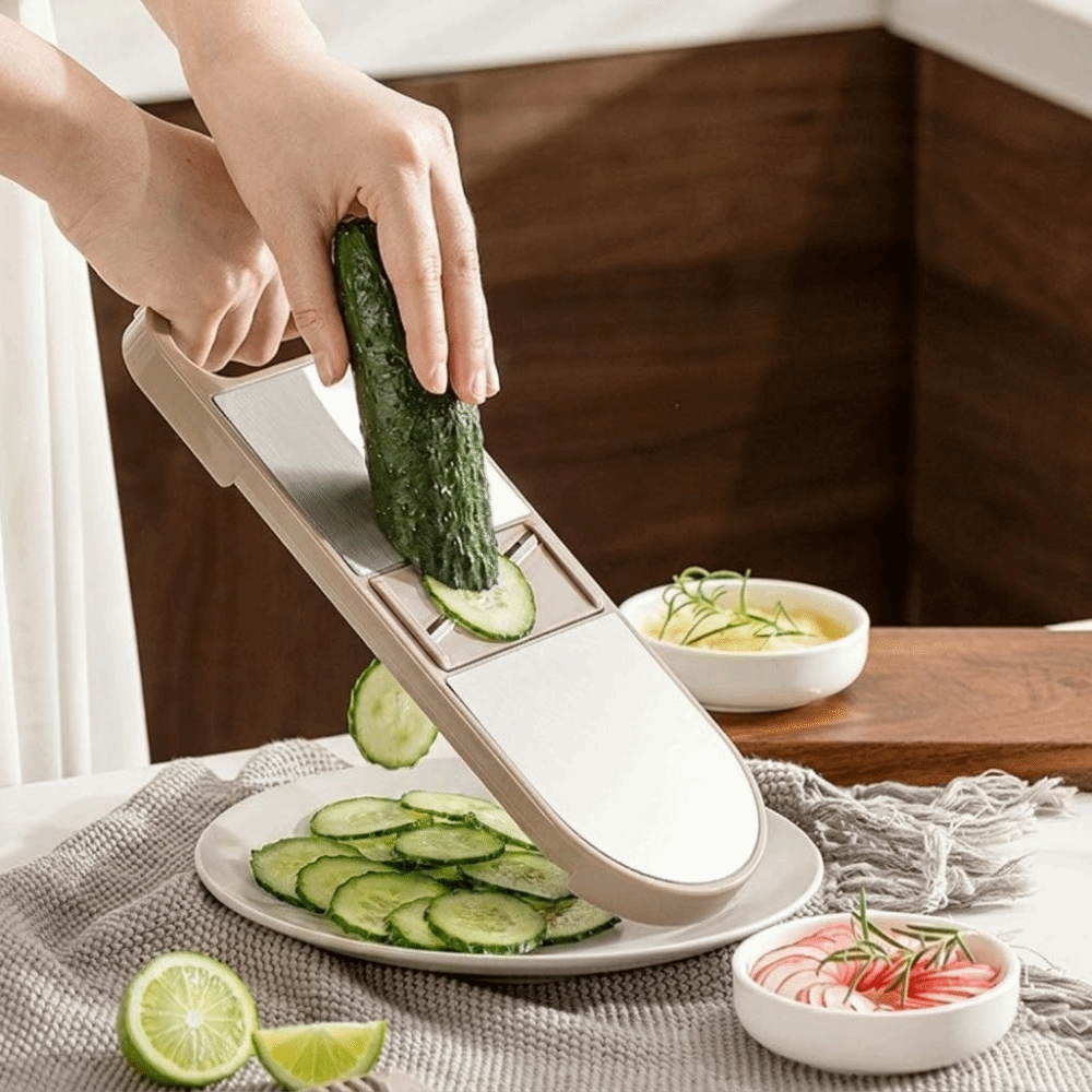 Meal Prep Manual - Manual Vegetable Cutter with Hand Protector