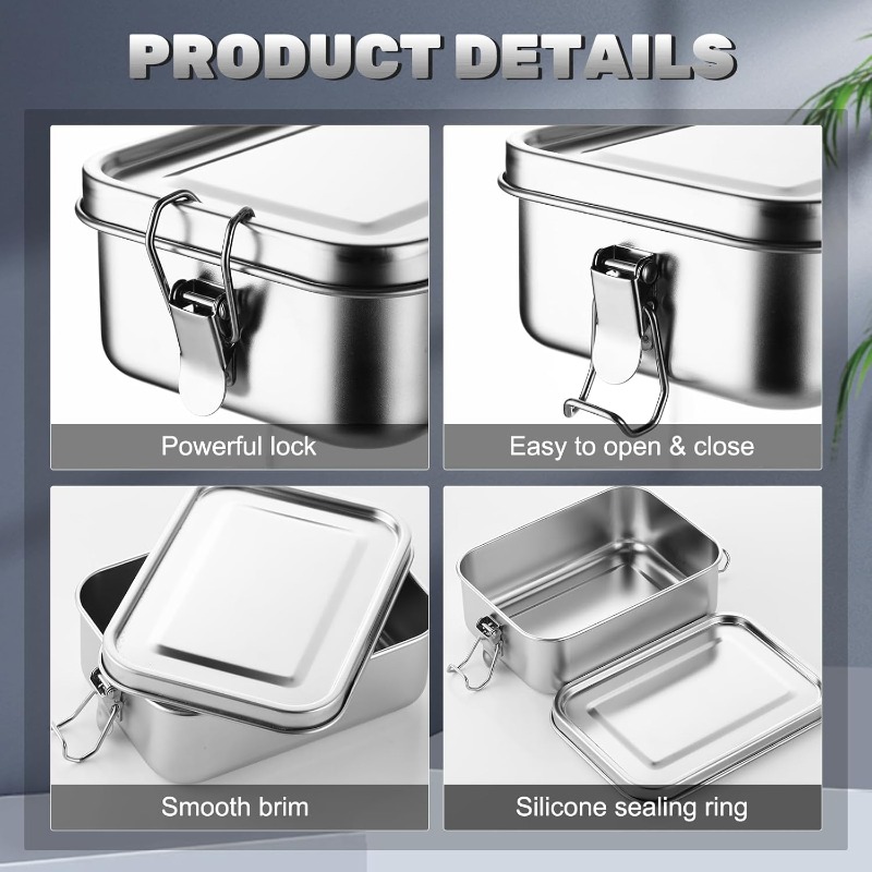 Containers with Lockable Clips - Meal Prep Gym incelemesi ve fiyatı
