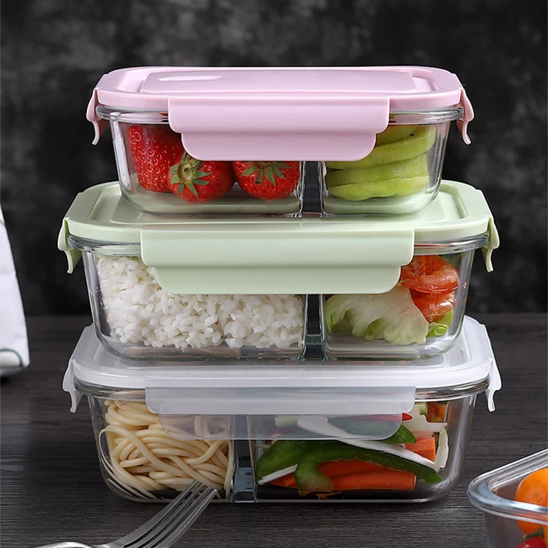 Glass Lunch Box Sealed Fresh-K - Meal Prep Glass Containers Oven Safe incelemesi ve fiyatı