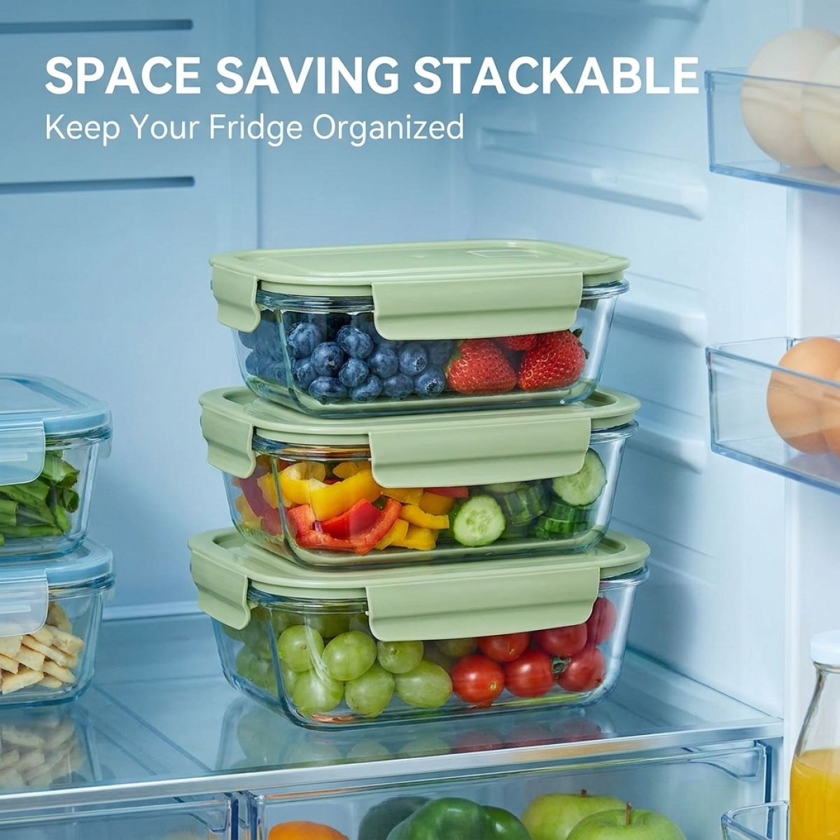 High Borosilicate Glass Lunch  - Meal Prep Glass Containers Oven Safe incelemesi ve fiyatı