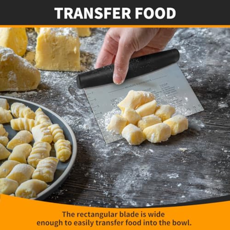 Bench Scraper Chopper - Baking - Meal Prep Pasta incelemesi ve fiyatı