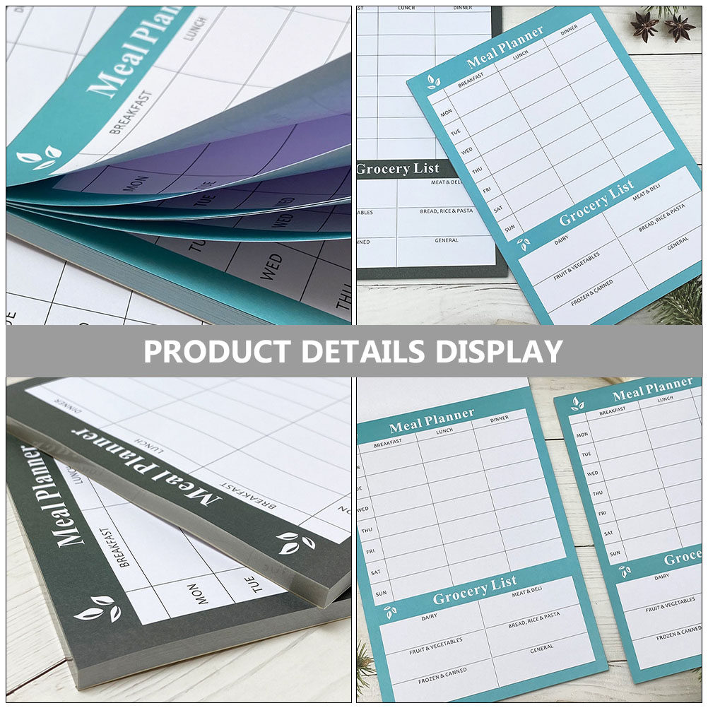 2Pcs Weekly Meal Planner Noteb - Meal Prep Weekly incelemesi ve fiyatı