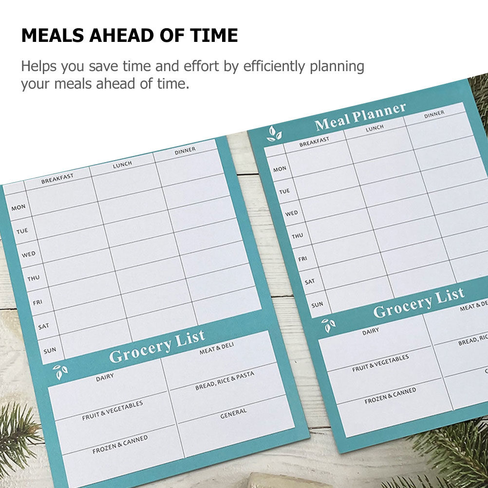 2Pcs Weekly Meal Planner Noteb - Meal Prep Weekly incelemesi ve fiyatı