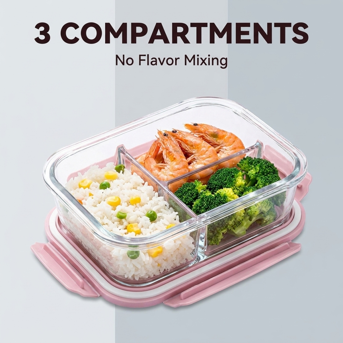 Cute Pink Glass Meal Prep Cont - Meal Prep Healthy incelemesi ve fiyatı