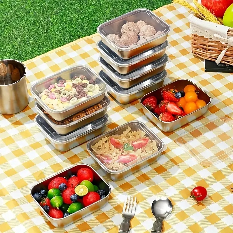 5-Piece Stainless Steel Food S - Meal Prep Gym incelemesi ve fiyatı