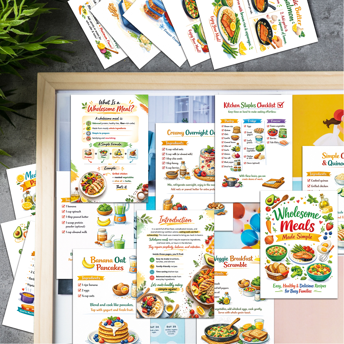 30pcs Wholesome Meals Recipe C - Meal Prep Healthy incelemesi ve fiyatı