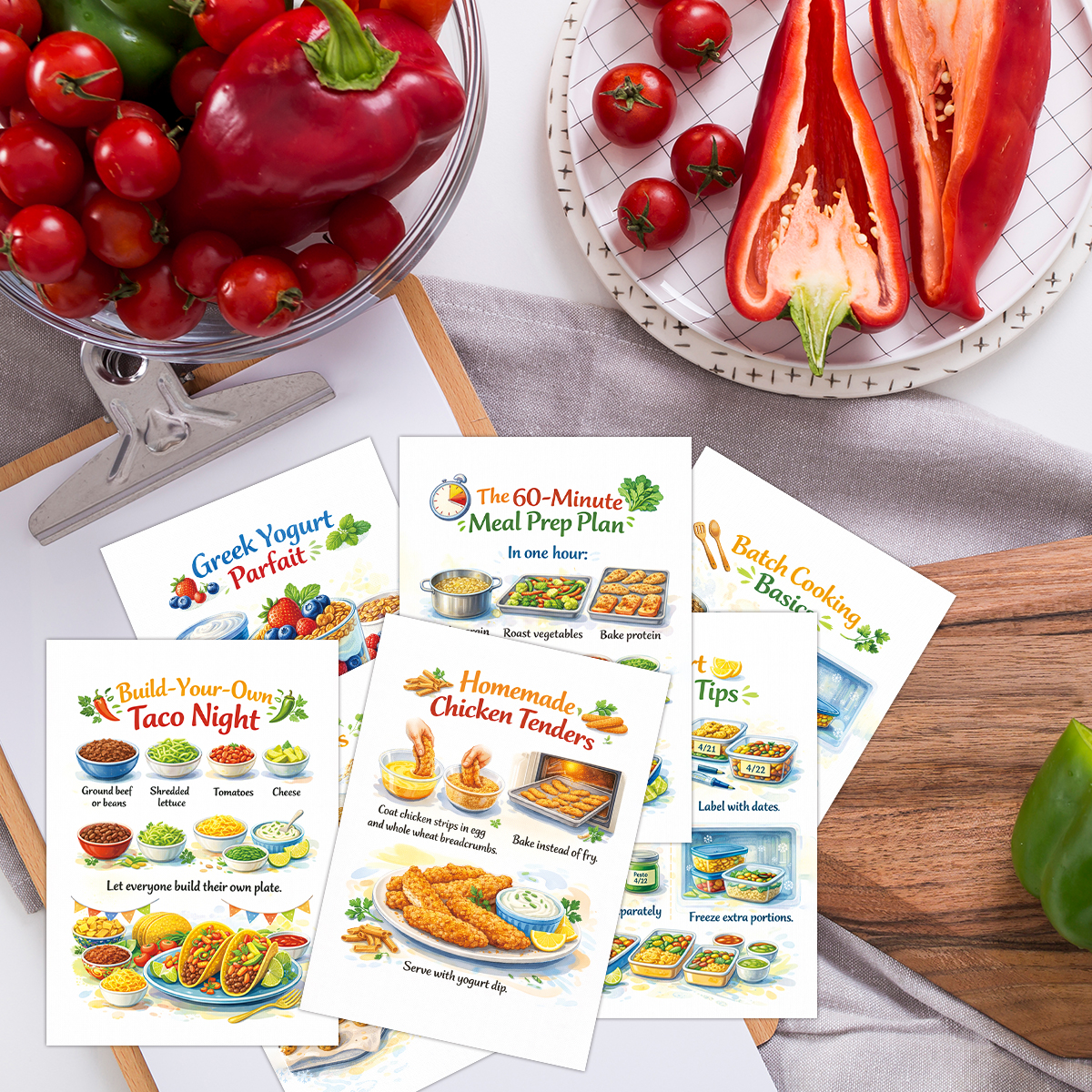 30pcs Wholesome Meals Recipe C - Meal Prep Healthy incelemesi ve fiyatı