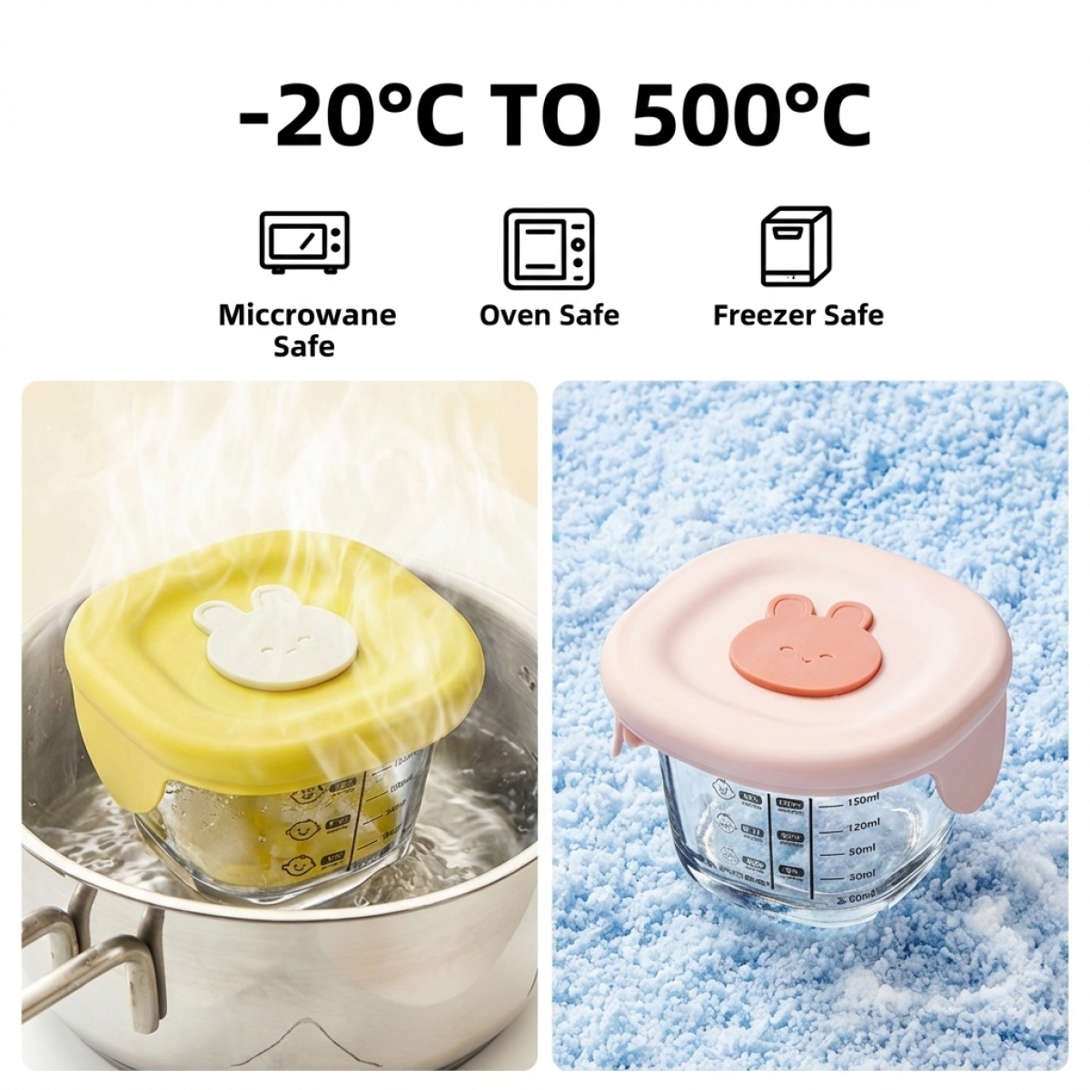 High Borosilicate Glass Food C - Meal Prep Glass Containers Oven Safe incelemesi ve fiyatı