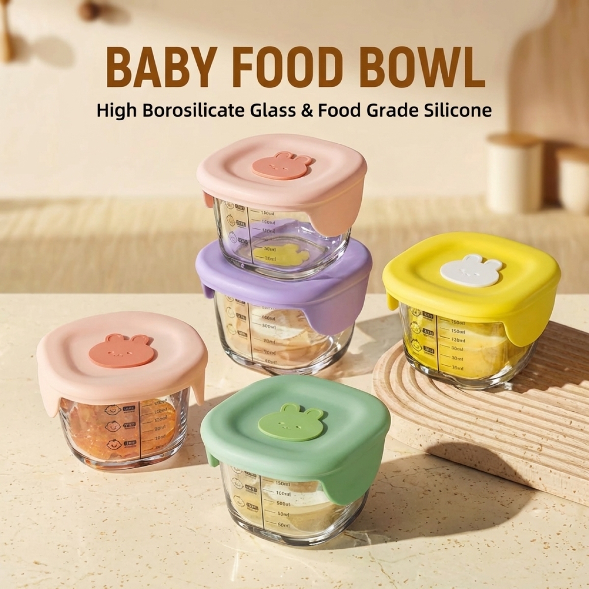 High Borosilicate Glass Food C - Meal Prep Glass Containers Oven Safe incelemesi ve fiyatı