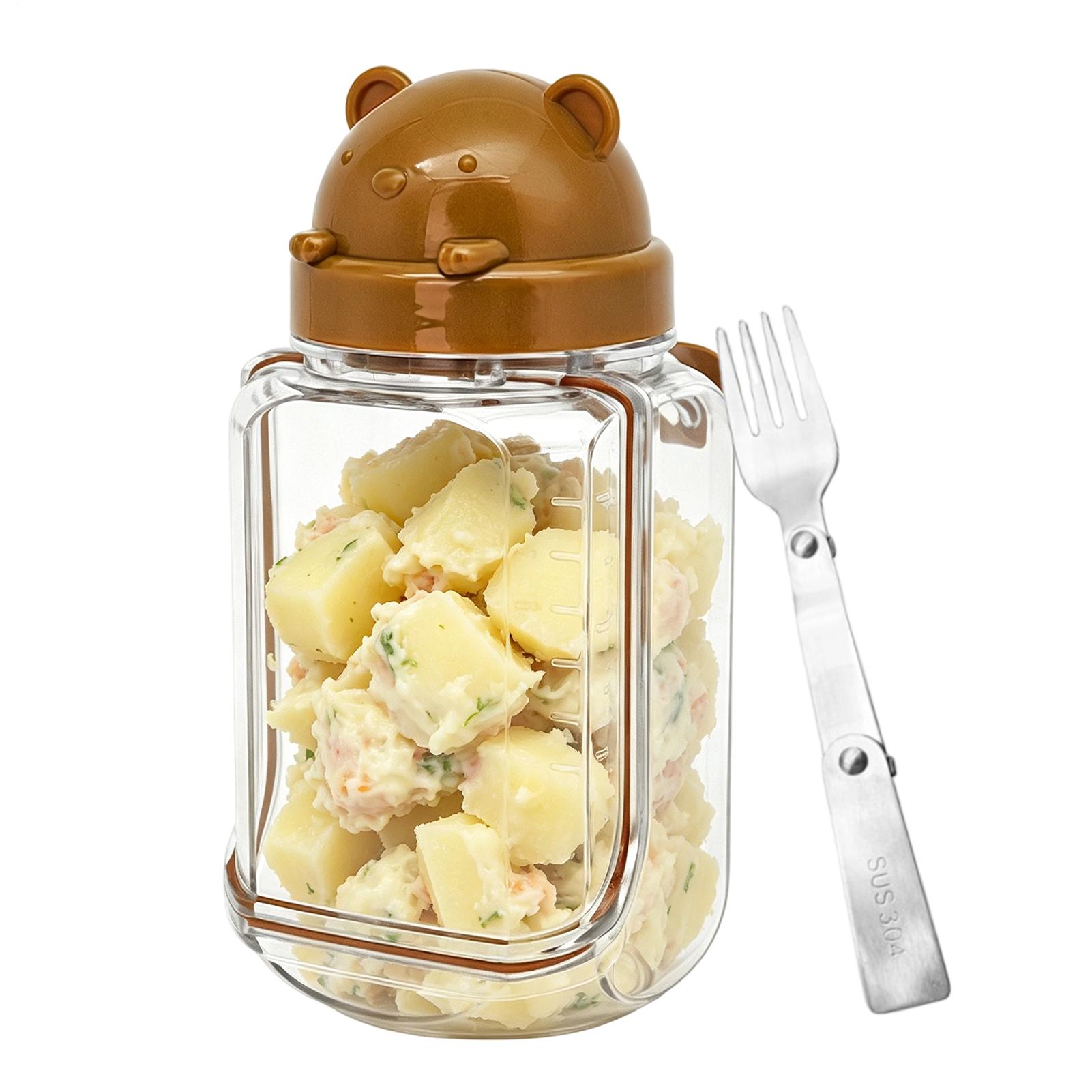 Salad Jar Clear Food Canisters - Meal Prep Gym incelemesi ve fiyatı