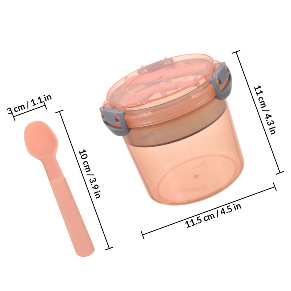 2Pcs Overnight Oats Jar Set Pr - Meal Prep Gym incelemesi ve fiyatı