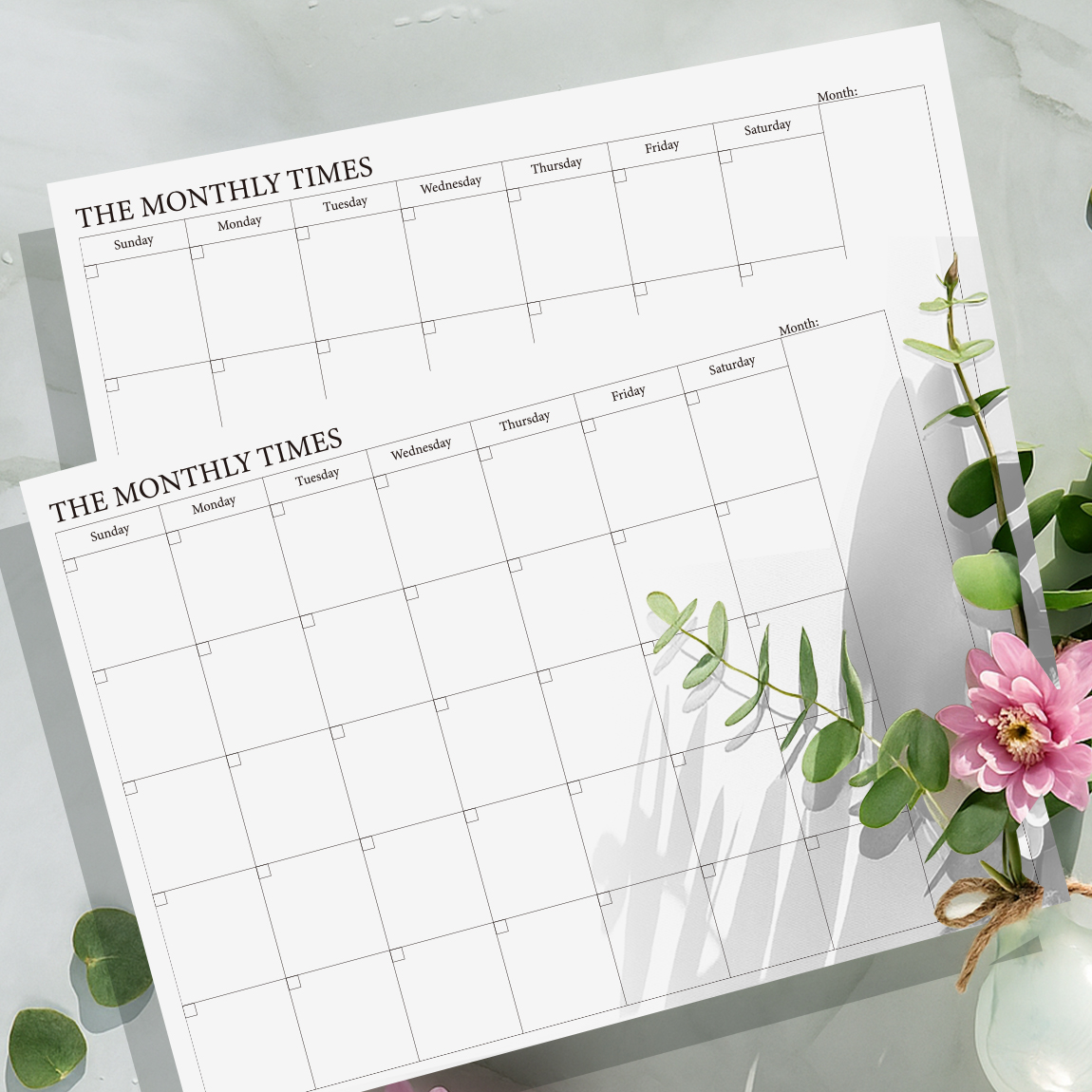 2 Pack Undated Monthly Planner - Meal Prep Weekly incelemesi ve fiyatı