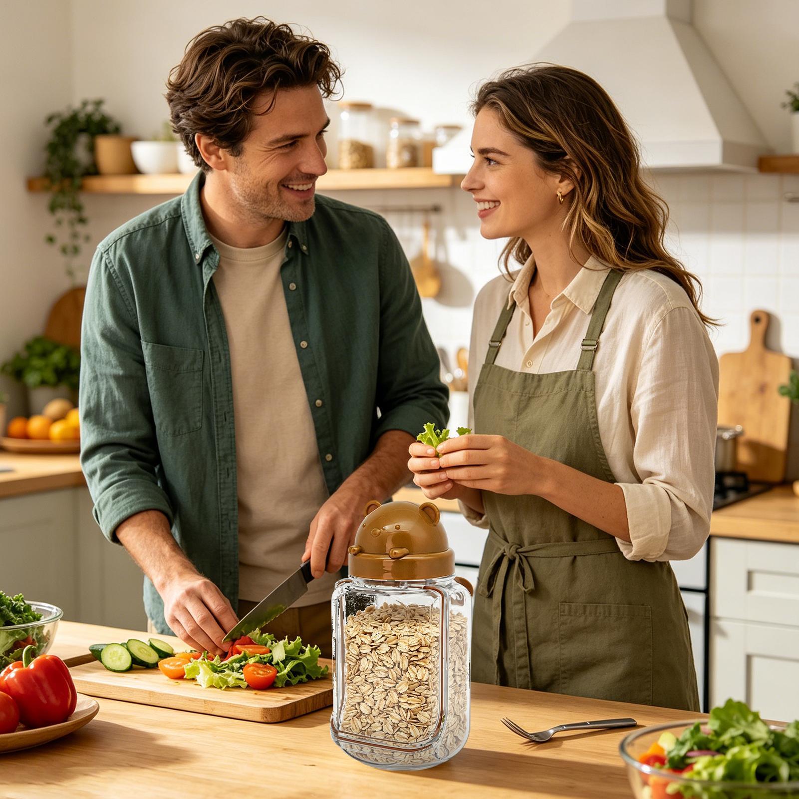Meal Prep Jars Clear Food Orga - Meal Prep Gym incelemesi ve fiyatı