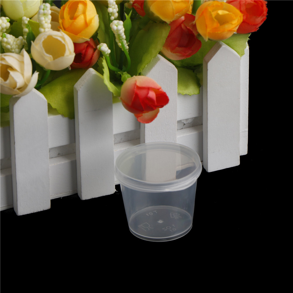 100Pcs Small Plastic Disposabl - Sauce Dipping Cup incelemesi ve fiyatı