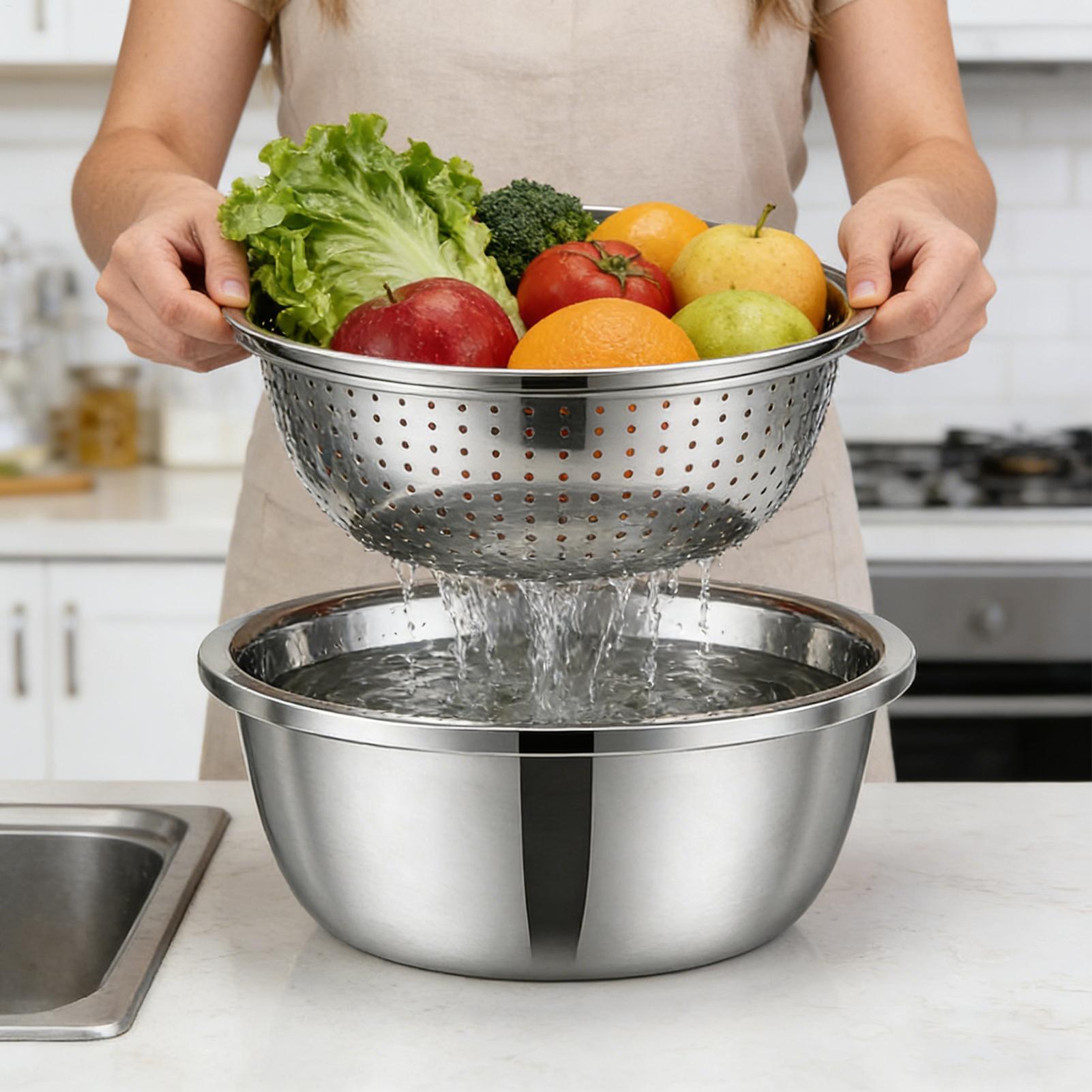 Stainless Steel Colander Strai - Meal Prep Pasta incelemesi ve fiyatı