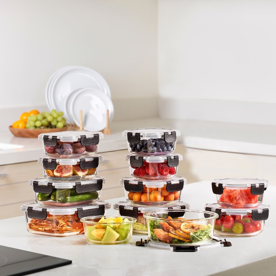 12pc Glass Meal Prep Container - Meal Prep Glass Containers Oven Safe incelemesi ve fiyatı