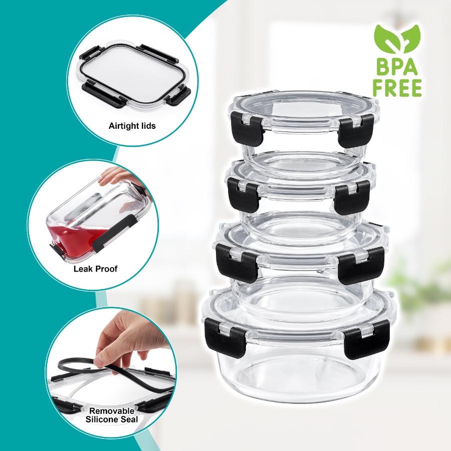 12pc Glass Meal Prep Container - Meal Prep Glass Containers Oven Safe incelemesi ve fiyatı