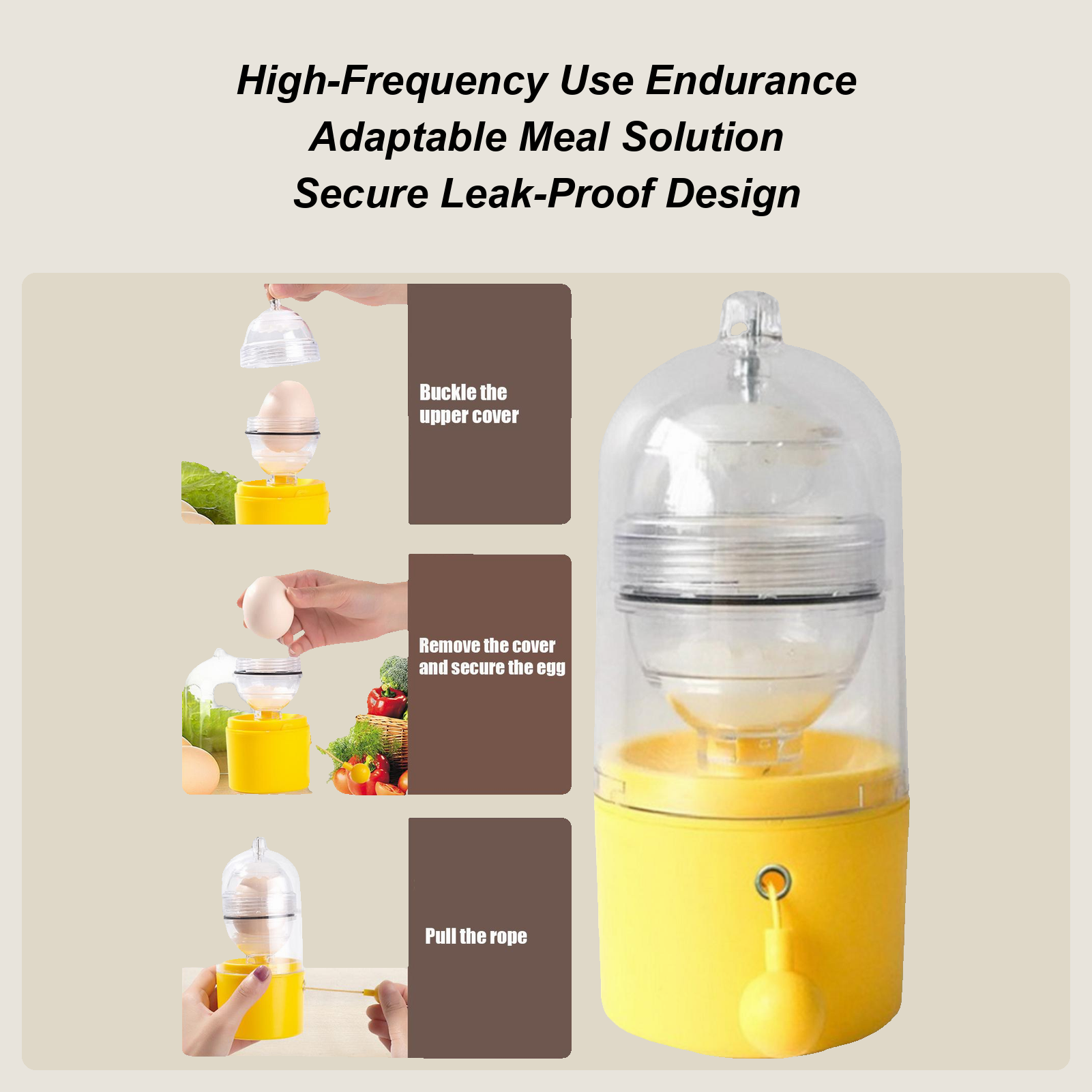 Egg Yolk Mixer Spinner Hand Po - Meal Prep Manual incelemesi ve fiyatı