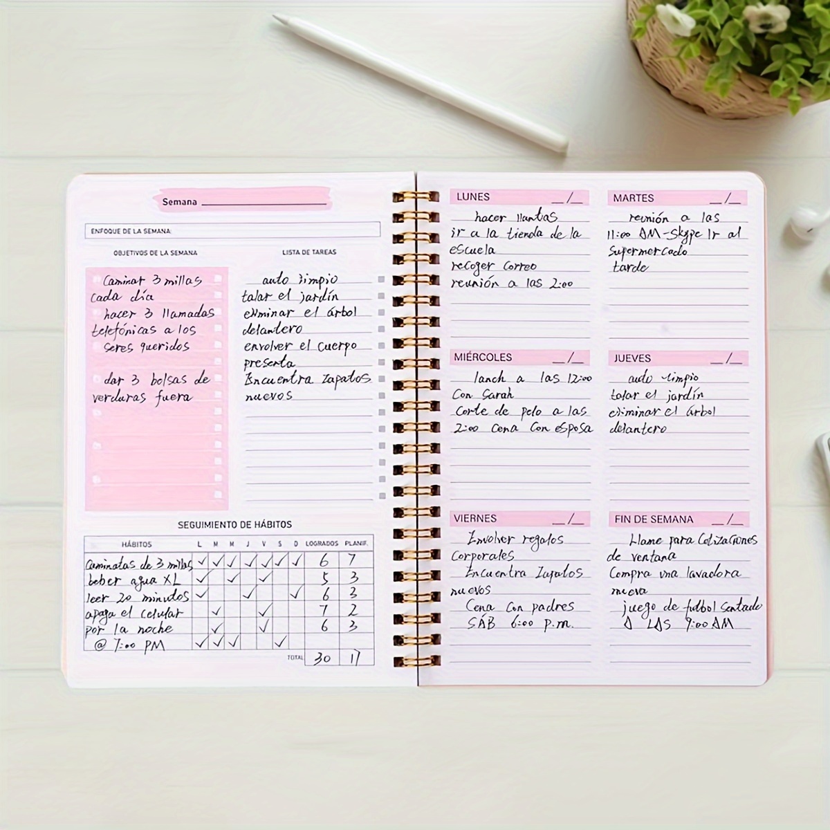 52 Week English Weekly Planner - Meal Prep Weekly incelemesi ve fiyatı