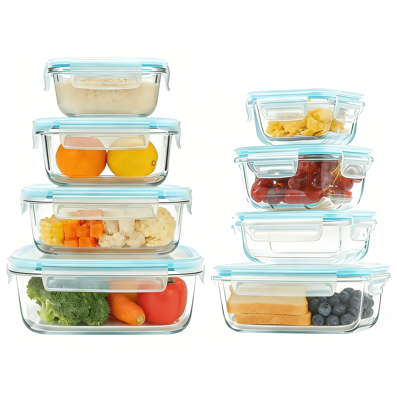 Premium Glass Food Storage Con - Meal Prep Glass Containers Oven Safe incelemesi ve fiyatı
