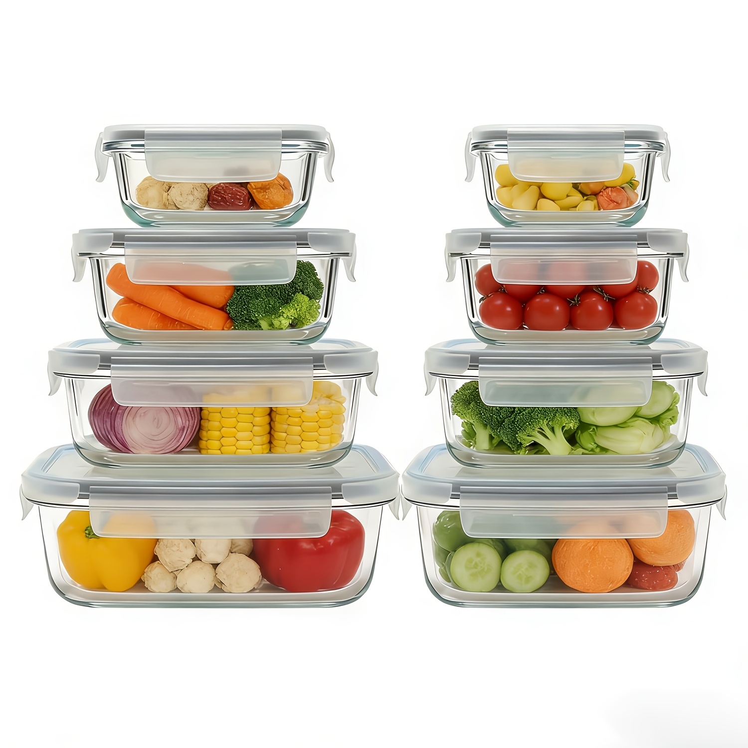 Premium Glass Food Storage Con - Meal Prep Glass Containers Oven Safe incelemesi ve fiyatı