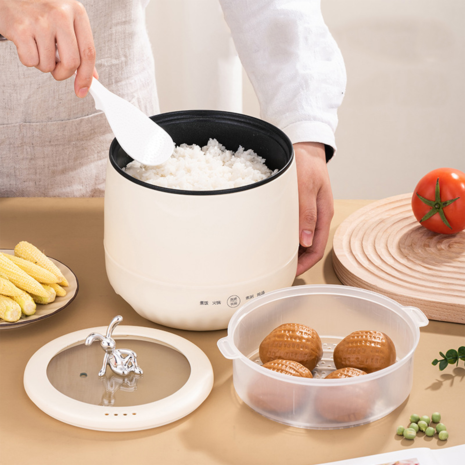 Smart Electric Mini Rice Cooke - Meal Prep Healthy incelemesi ve fiyatı