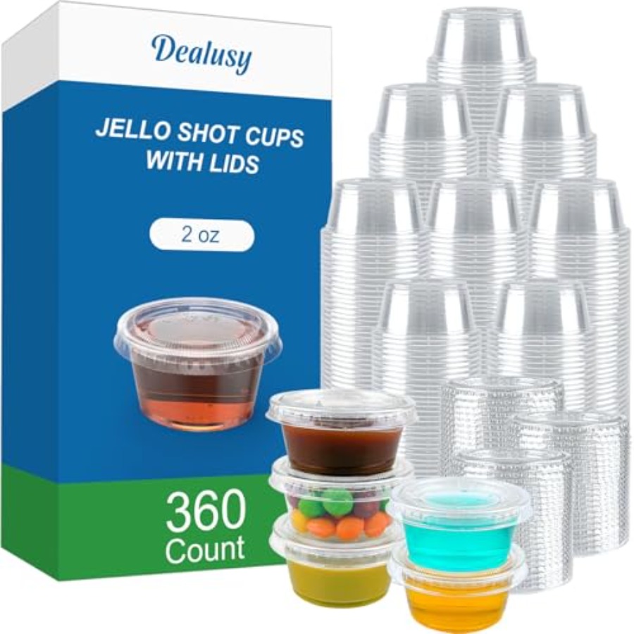 360 Set Jello Shot Cups with L - Sauce Dipping Cup incelemesi ve fiyatı