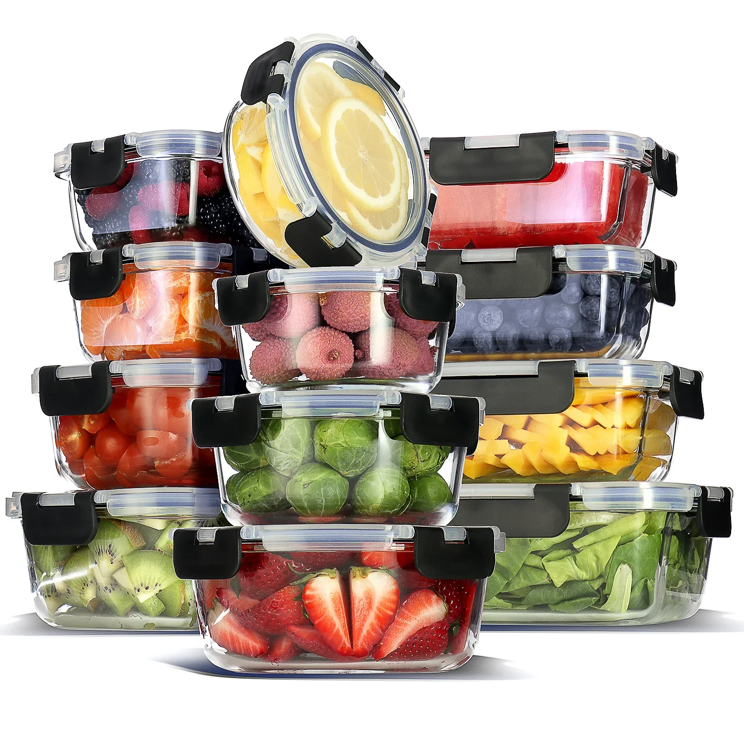 Glass Food Storage Containers  - Meal Prep Glass Containers Oven Safe incelemesi ve fiyatı