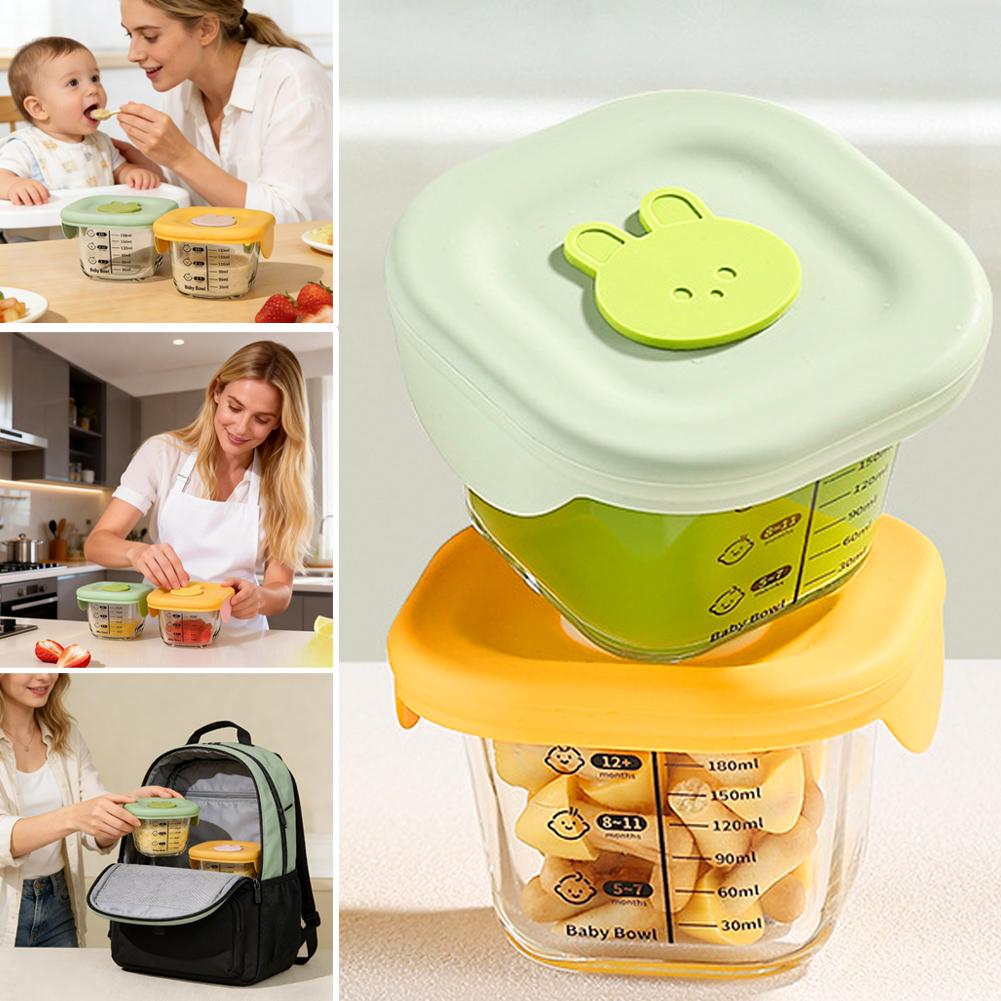 2PCS Glass Steaming Bowl Baby  - Meal Prep Plan incelemesi ve fiyatı