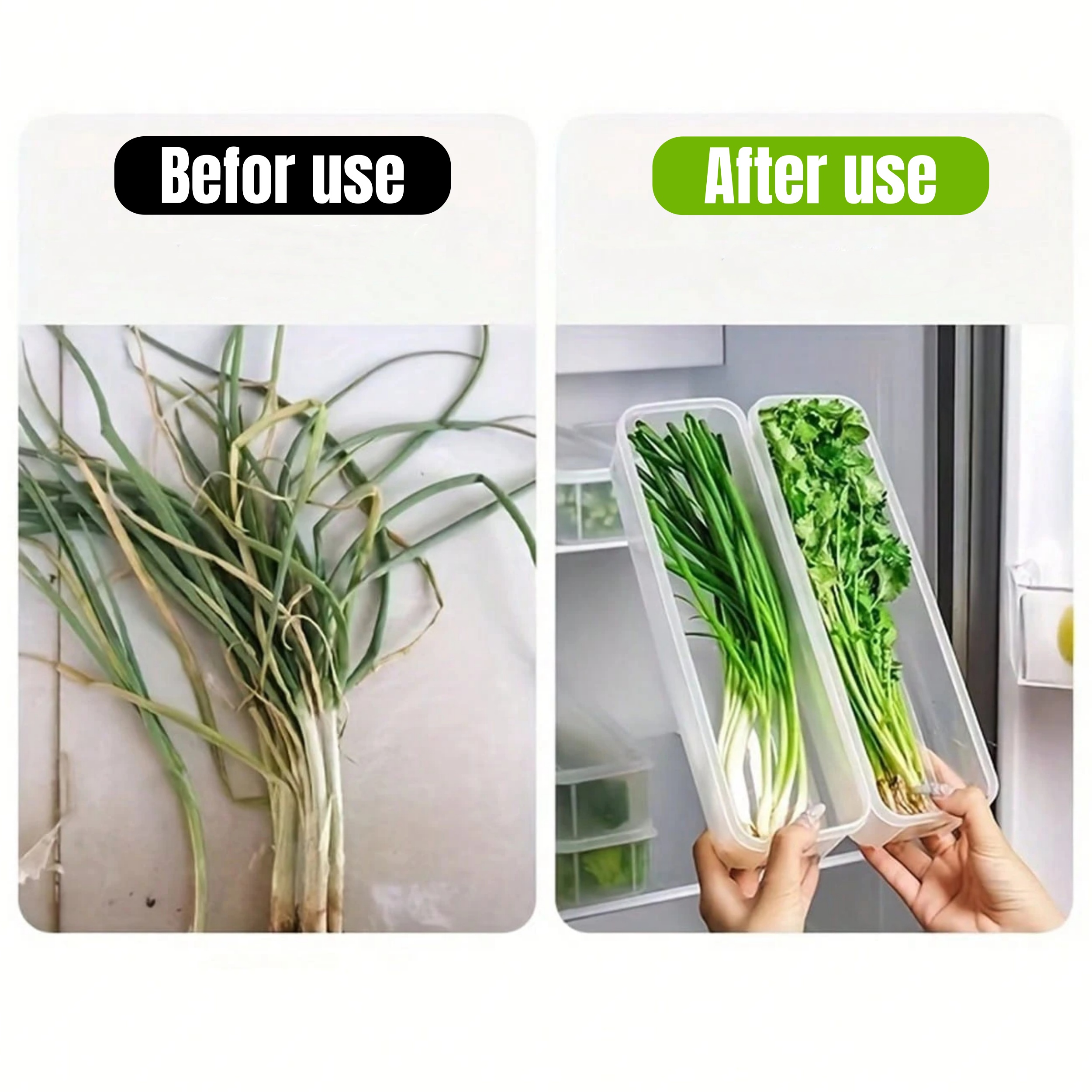 1/2/4Pcs Refrigerator Storage  - Meal Prep Gym incelemesi ve fiyatı