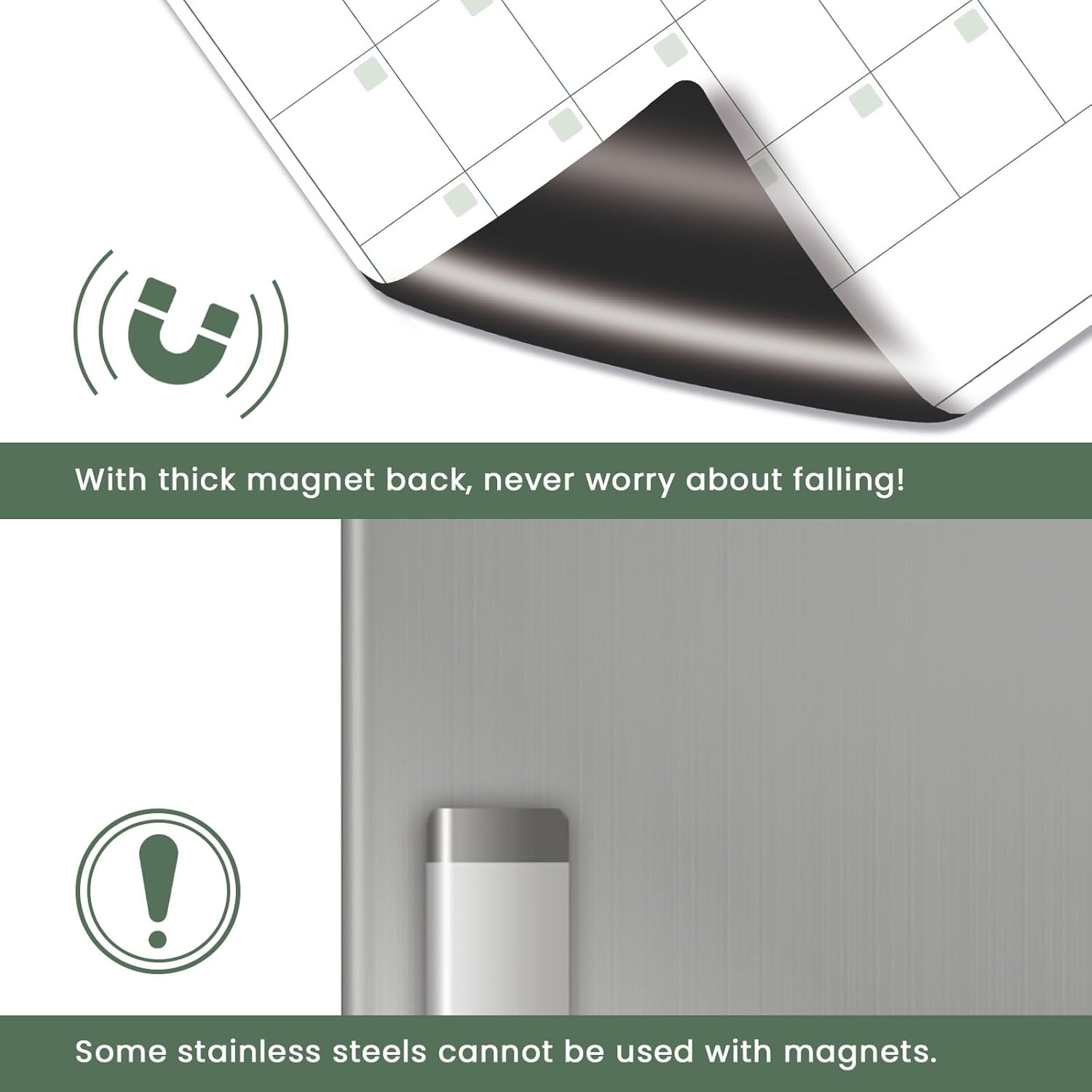 3pcs Dry Erase Fridge Calendar - Meal Prep Weekly incelemesi ve fiyatı