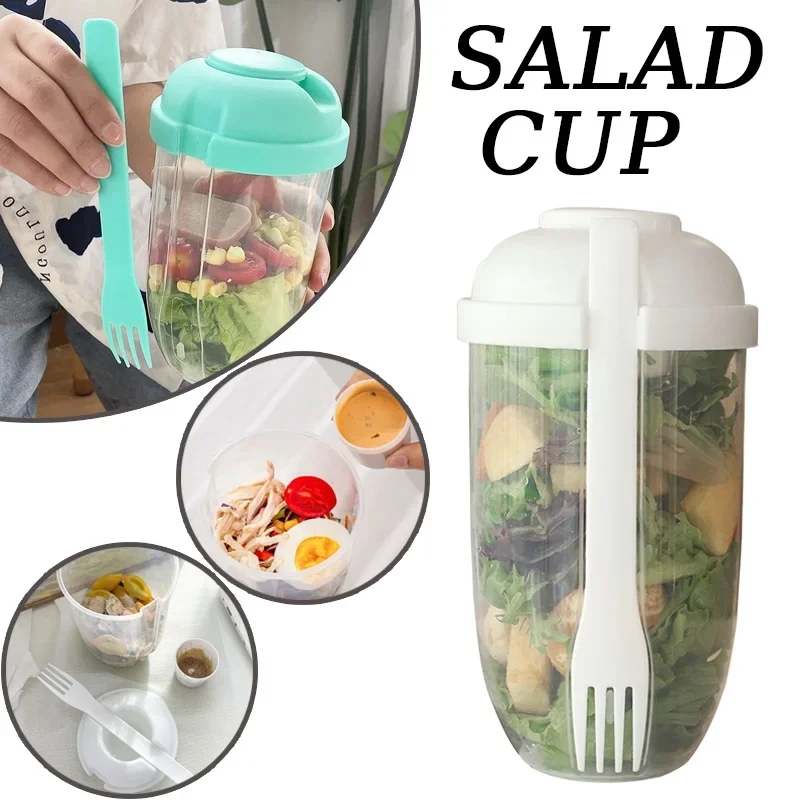 Portable Salad Bowl with Lid a - Meal Prep Healthy incelemesi ve fiyatı