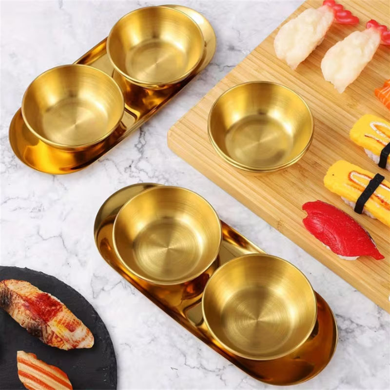 3/6/9/12pcs Golden Sauce Bowl  - Sauce Dipping Cup incelemesi ve fiyatı