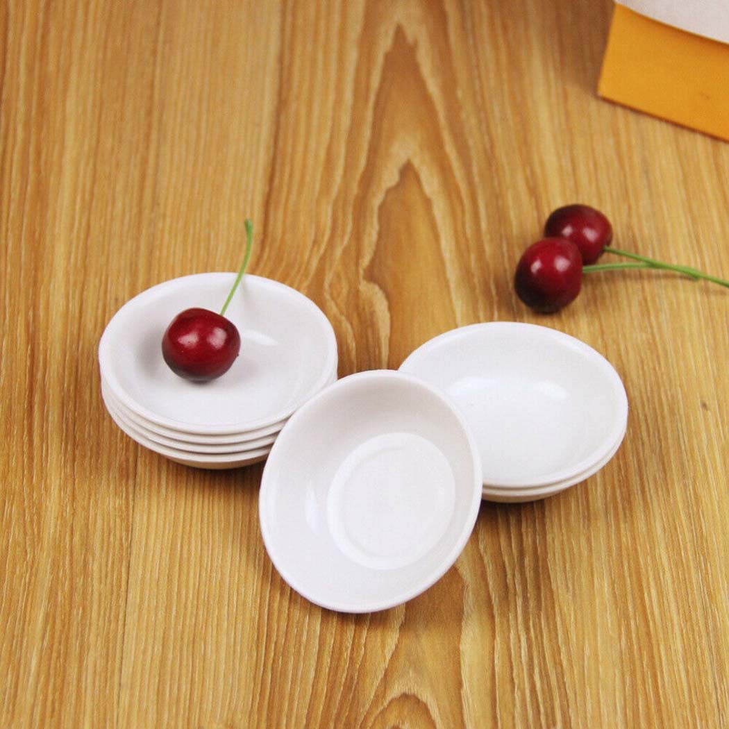 5pcs White Plastic Sauce Dishe - Sauce Dipping Cup incelemesi ve fiyatı