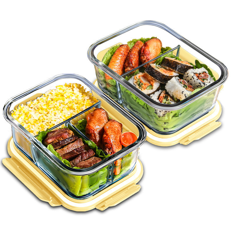 Glass Fresh-Keeping Box high B - Meal Prep Glass Containers Oven Safe incelemesi ve fiyatı