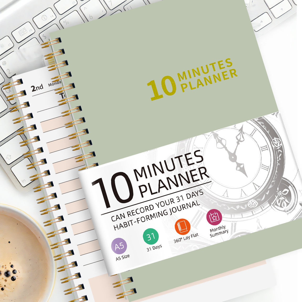 10 Minutes Planner A5 Daily Ti - Meal Prep Weekly incelemesi ve fiyatı