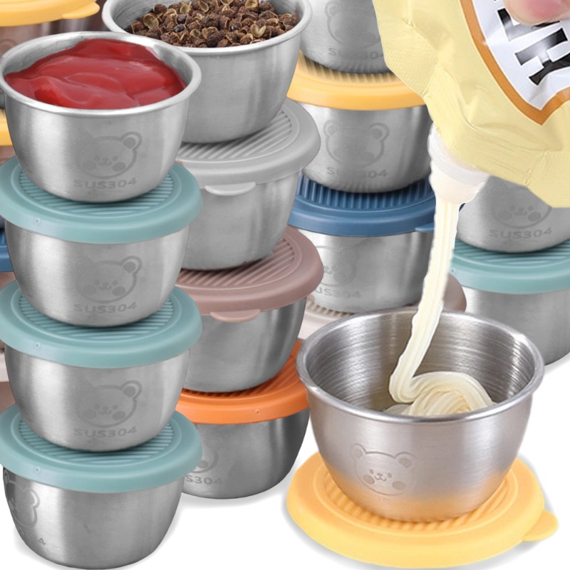 10/1pc 50ml Leakproof Stainles - Sauce Dipping Cup incelemesi ve fiyatı