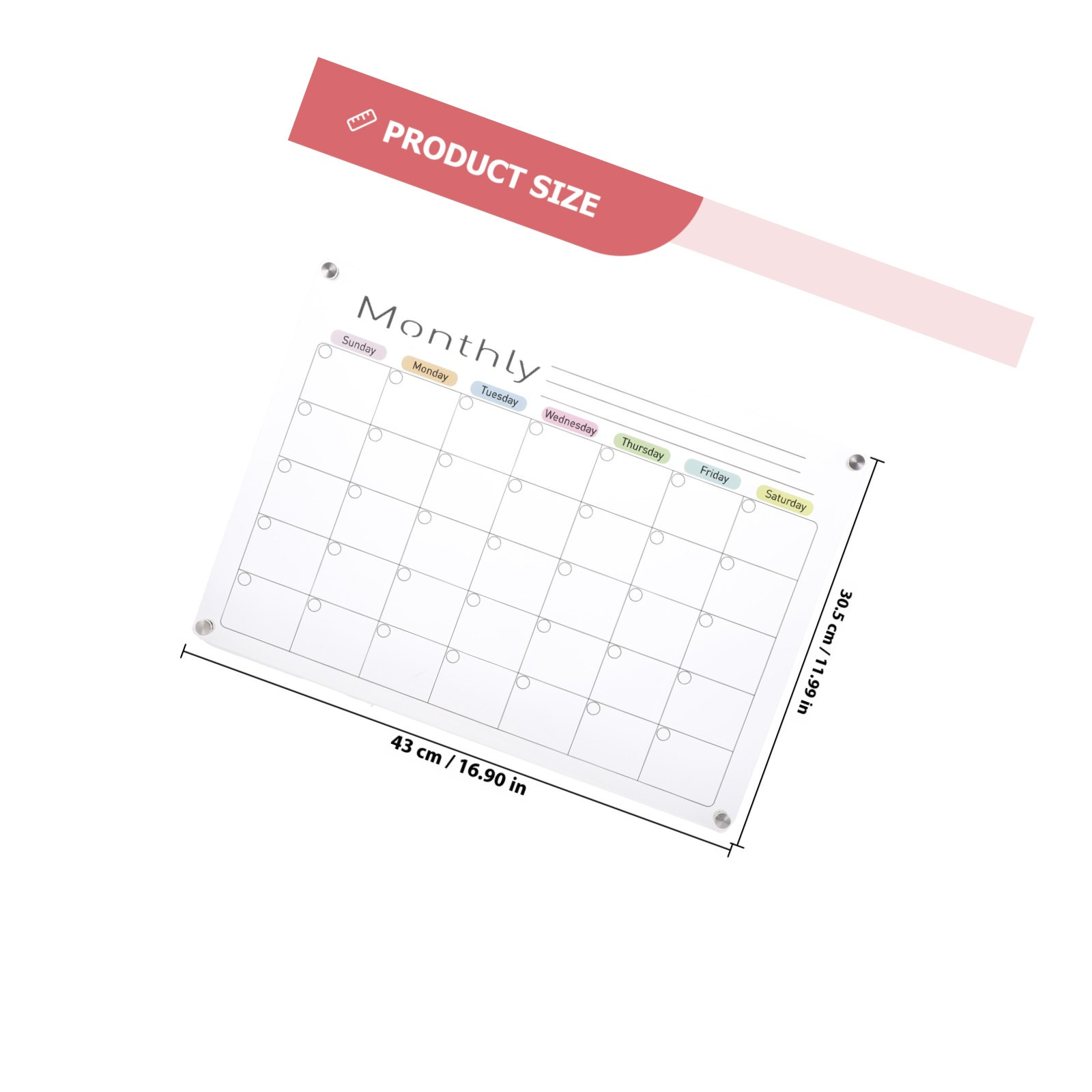 Magnetic Acrylic Dry Erase Ref - Meal Prep Plan incelemesi ve fiyatı