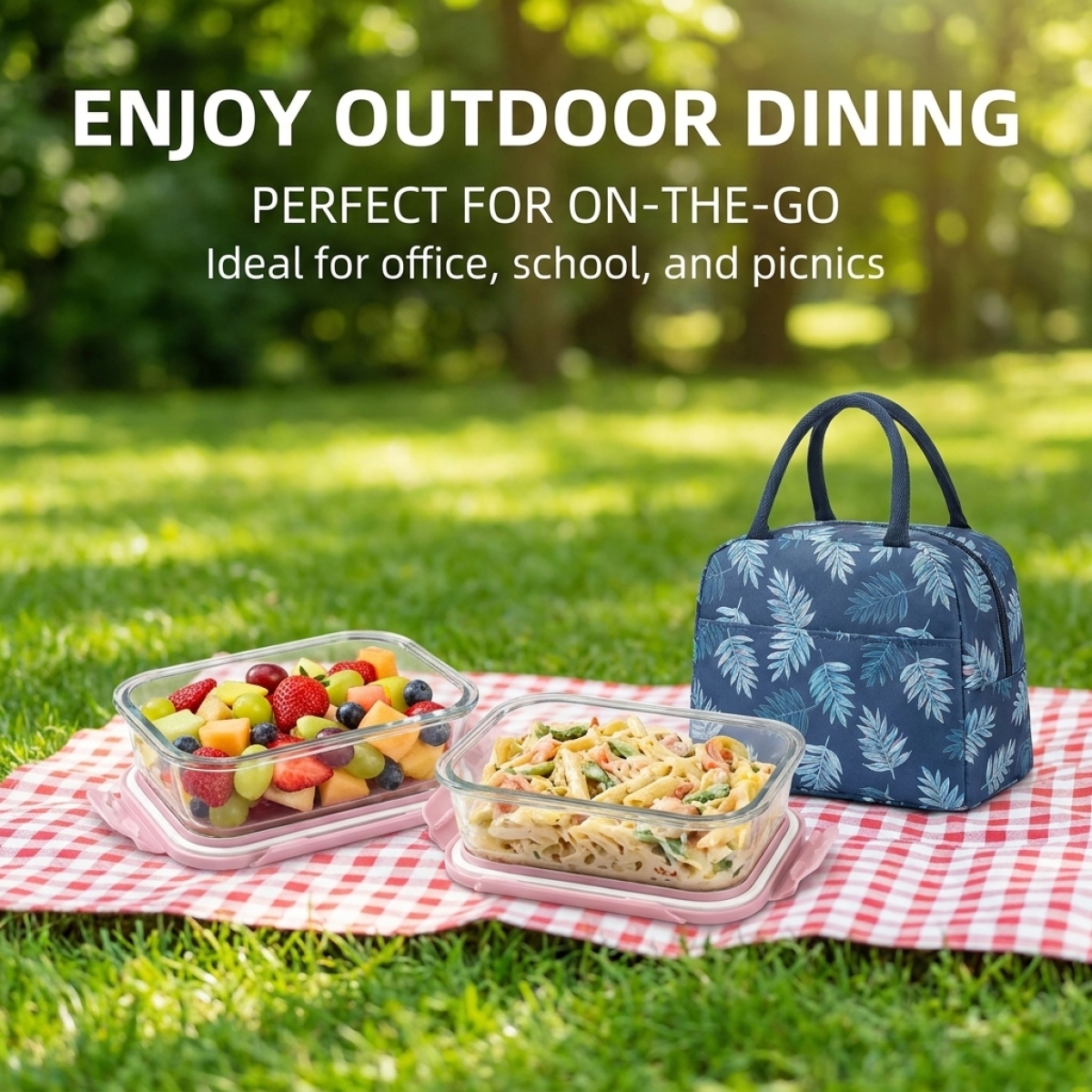 High Borosilicate Glass Lunch  - Meal Prep Glass Containers Oven Safe incelemesi ve fiyatı