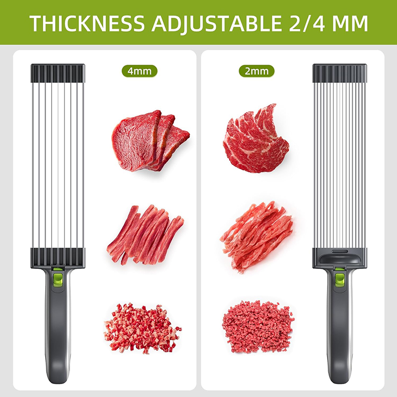 Fresh Meat Slicer, Manual Meat - Meal Prep Manual incelemesi ve fiyatı