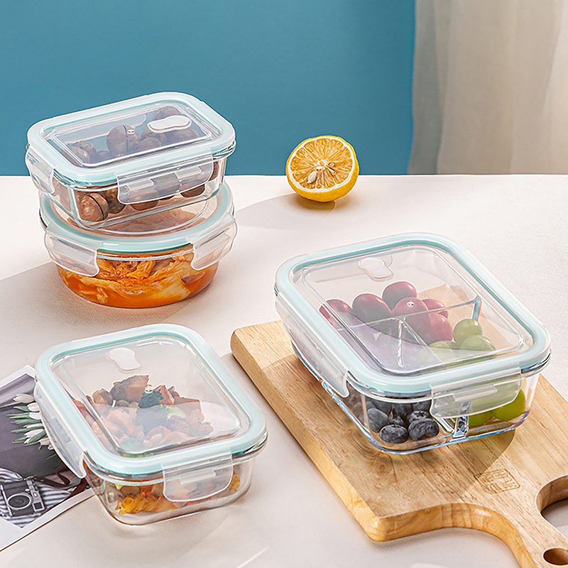 1/2/3 Grids Thickened Leak Pro - Meal Prep Glass Containers Oven Safe incelemesi ve fiyatı