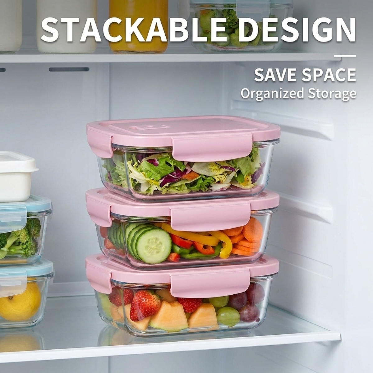 Pink-High Borosilicate Glass B - Meal Prep Healthy incelemesi ve fiyatı