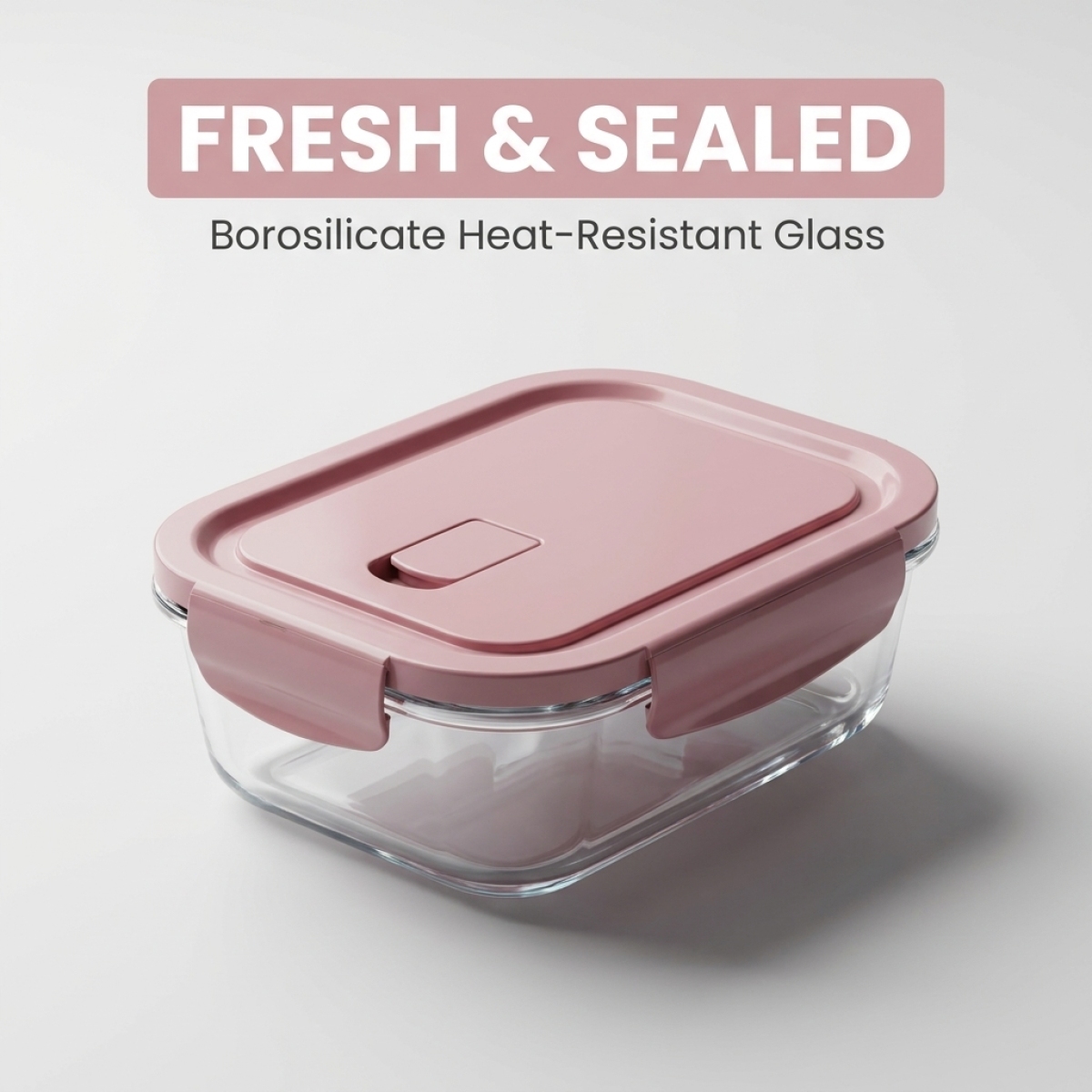 Pink-High Borosilicate Glass B - Meal Prep Healthy incelemesi ve fiyatı