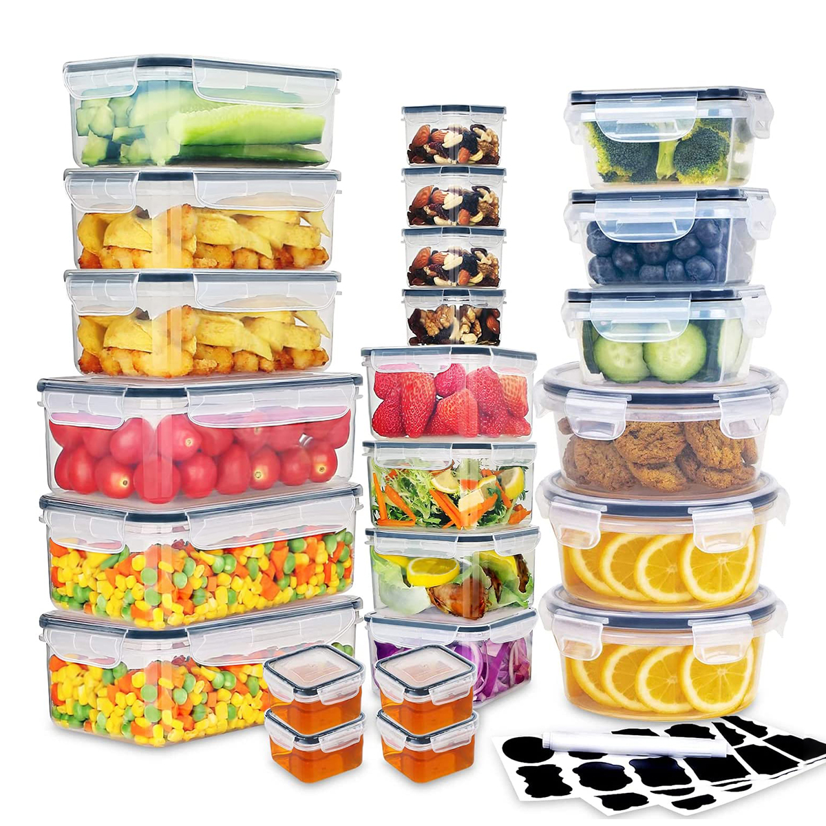 56PCS-Large Family-Size Multi- - Meal Prep Weekly incelemesi ve fiyatı